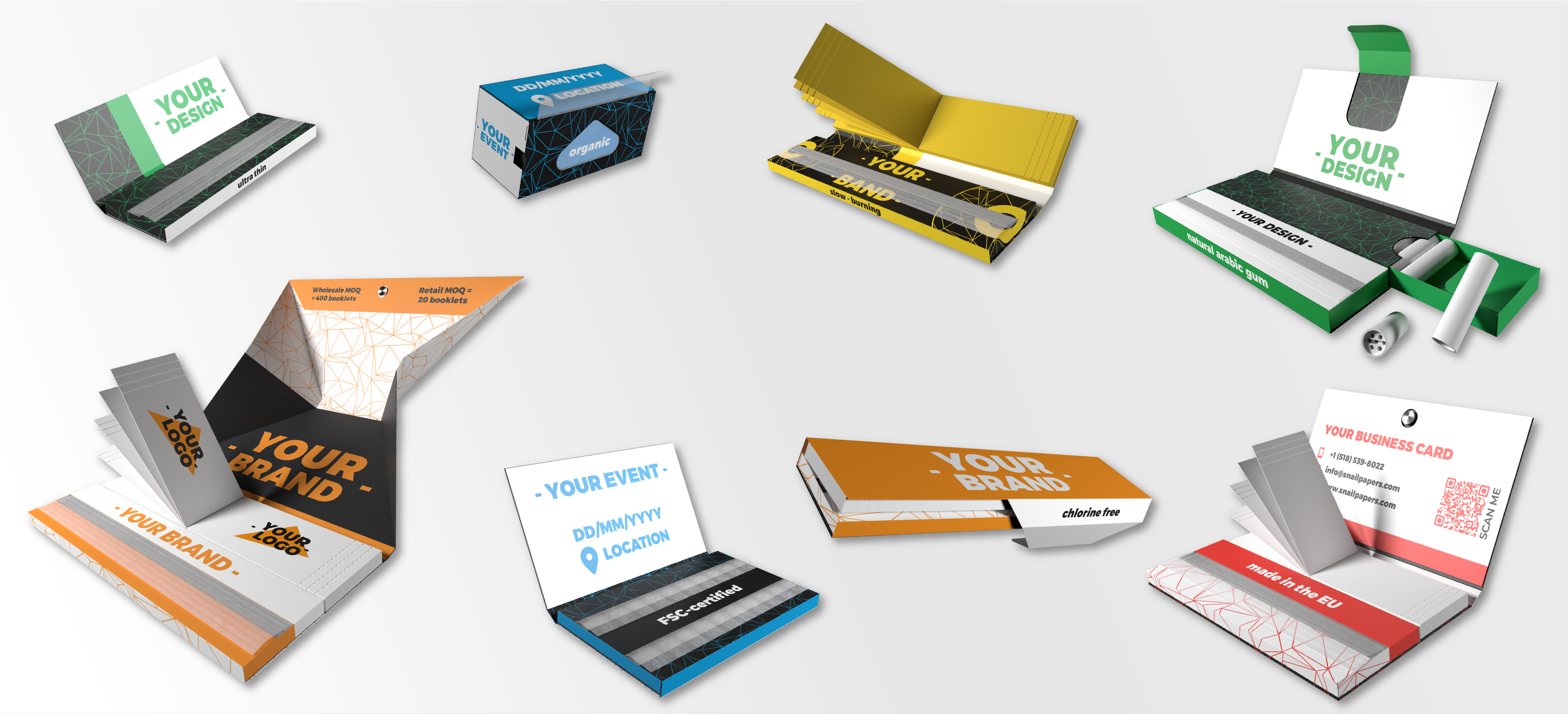 Snail Custom Rolling Papers