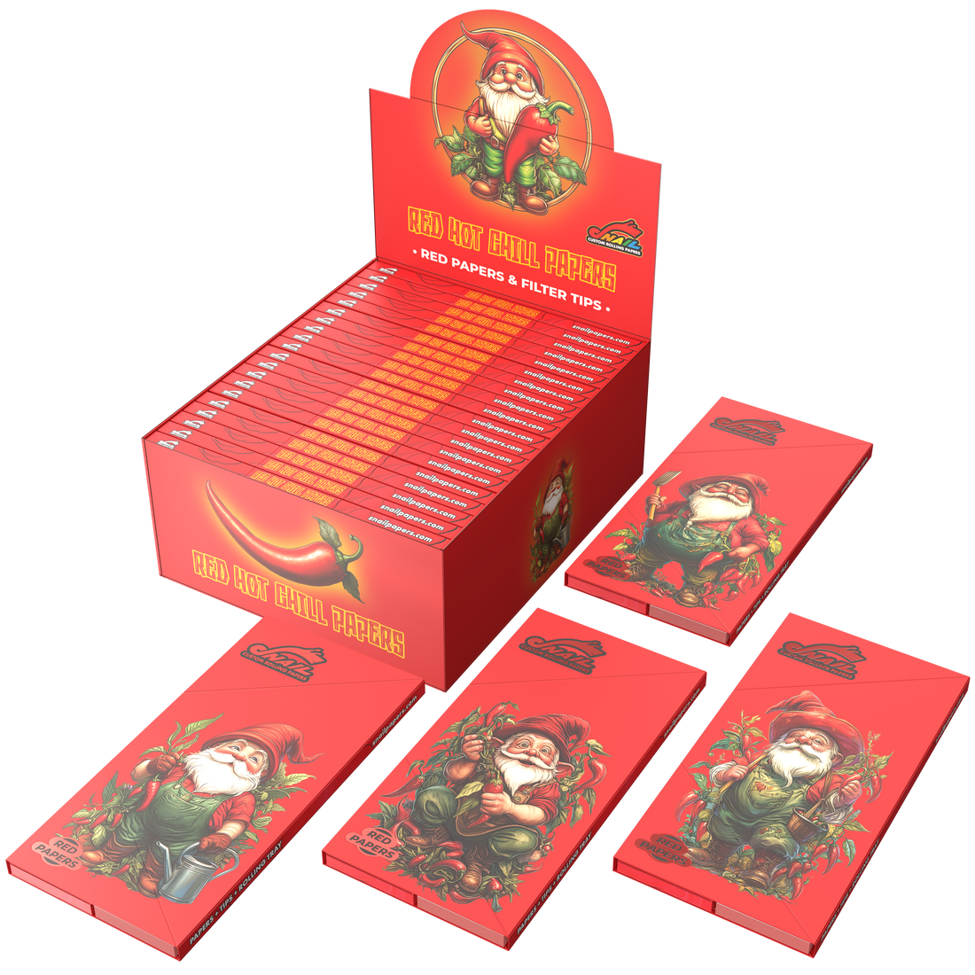 custom rolling papers by Snail Papers