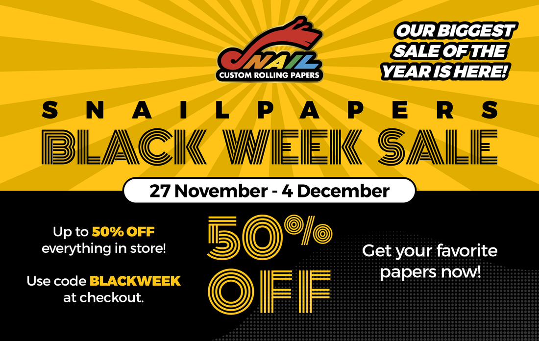 BLACK WEEK IS HERE! Get Up to 50% Off All Custom Products!