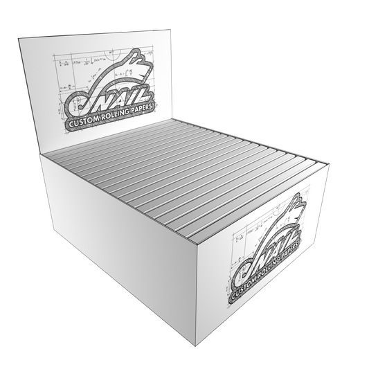 King Size Slim Rolling Tray + Tips Display Box