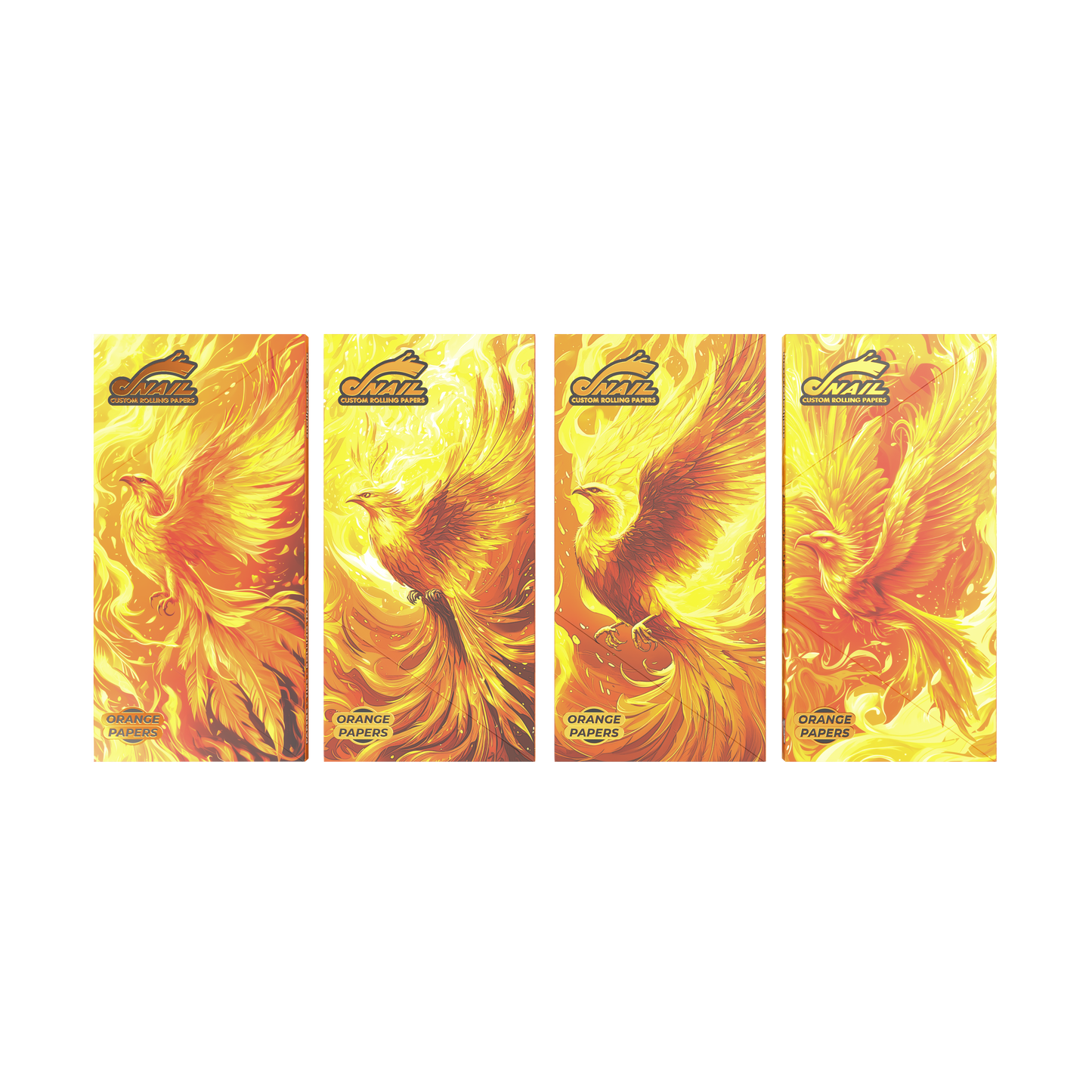 Orange Fire Phoenix