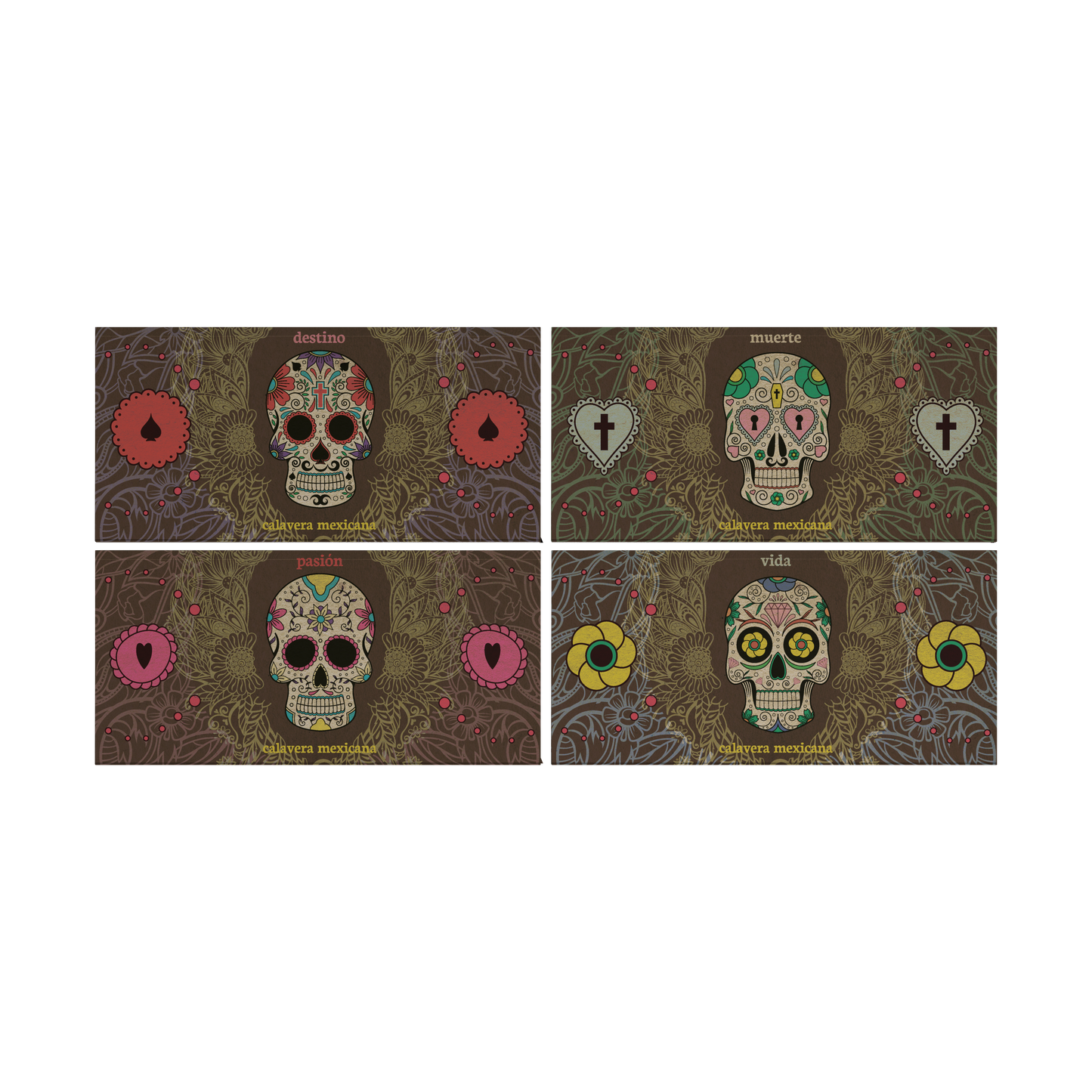 Calavera ungebleicht